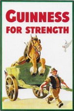 Guinness repro poster postcard