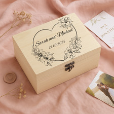 Personalised Wooden Memory Box