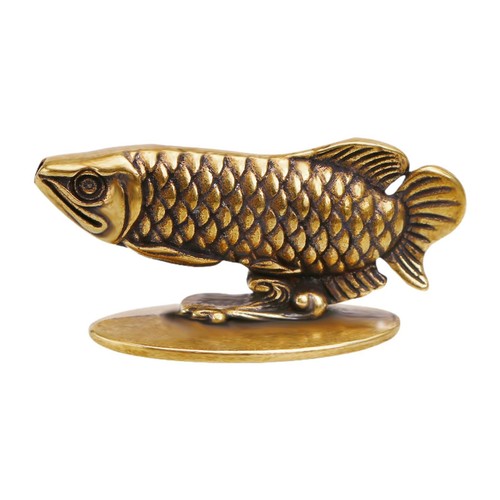 Mini arowana statue tabletop - arowana,