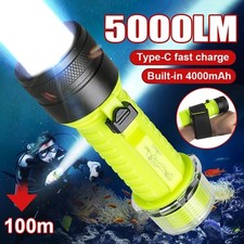 5000LM Scuba Diving Flashlight