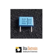 5x Wima FKS3 10nF 10% 100V Metallized Polyester Capacitor Audio Grade