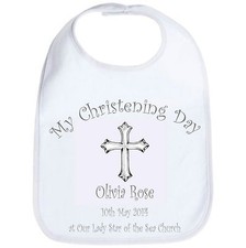 Personalised Baby Bib Christening / Baptism / Naming Ceremony / Special Occasion