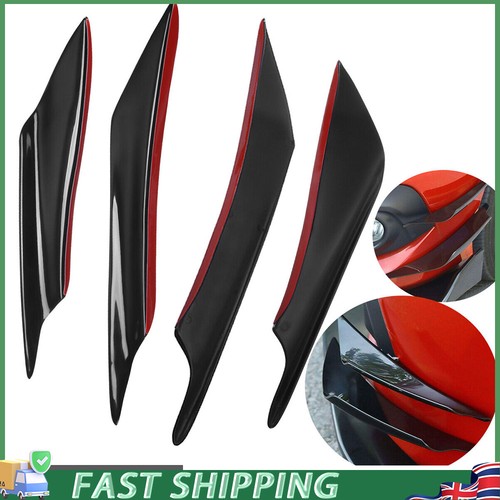 4pcs glossy bumper car black - bumper,