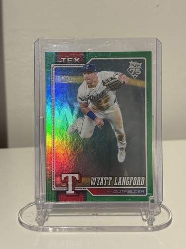 Topps wyatt langford texas - 75,