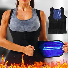 Waist Trainer Vest for Women Sauna Suit Sweat Trimmer Belt Slimming Body Shaper