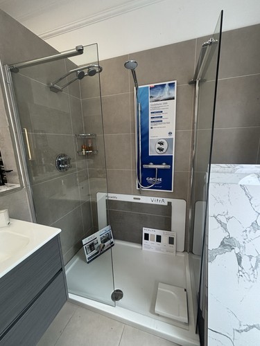 Display shower walk in - display,