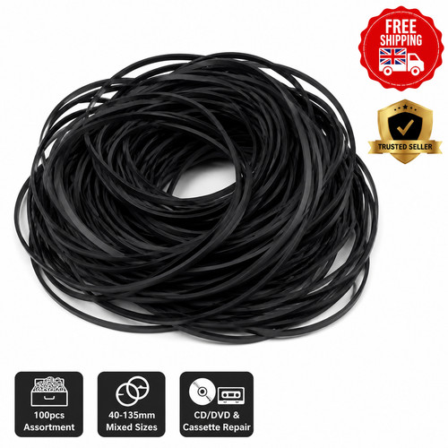 100pcs 135mm mixed - 40-135mm, rubber
