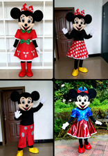 Mickey Mouse mascot costume adult body suit Halloween party dress role-playing