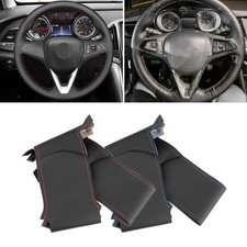 Hand Sewing Steering Wheel Leather Cover Trim For Opel Vauxhall Astra K Corsa E