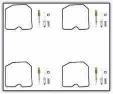 4x Carburettor Repair Kit Kawasaki GPZ 900 R ZX900 A1-A10 1984-1993