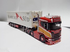 Tekno Scania R V8 40ft Container Trailer 1/50 Diecast Truck Model Collectible