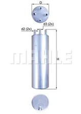 Fuel filter In-Line Filter KL