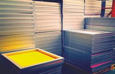 2 Pack Aluminium screen printing screens 20"x24" frames new Yellow mesh 110T