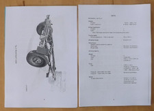 Sankey 1 tonne trailer.FV2420.User handbook and servicing schedule