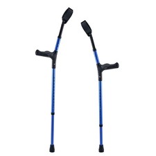 Uimoso Forearm Crutches Aluminum Walking Crutches with Adjustable Height & Cuffs