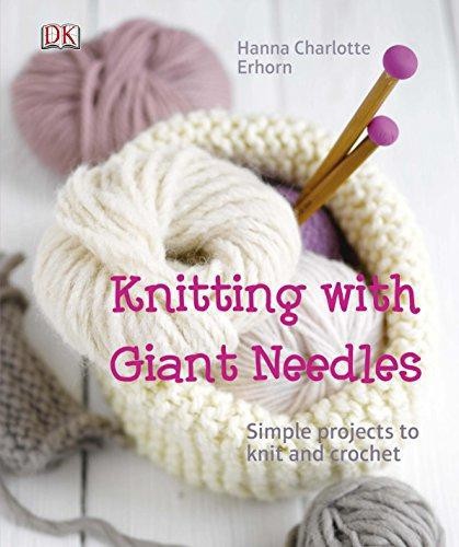 Knitting with giant needles - with,