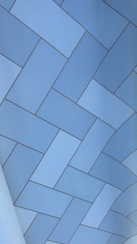New blue tile effect vinyl - tile,