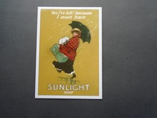 Advertising card sunlight - card:,