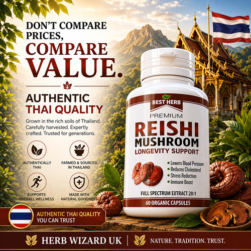 Reishi mushroom extract - 60,