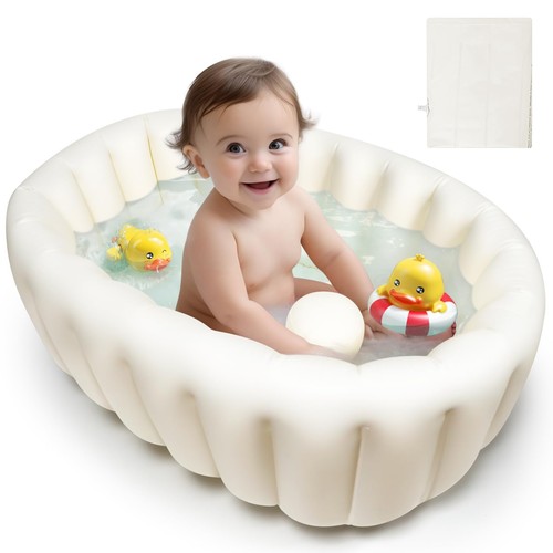 Inflatable baby bath tub - baby,