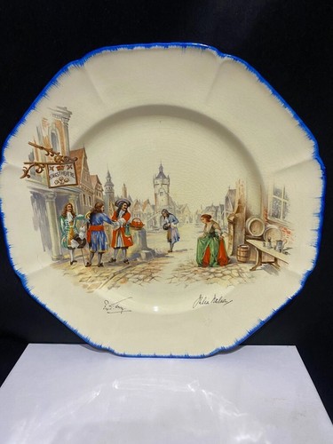 Coronet ware plate 1930s - coronet,