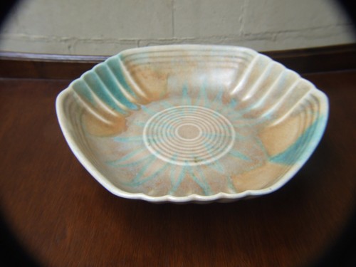 Art deco pottery large - deco,