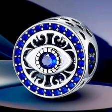 Blue Evil Eye bead charm