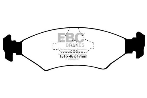 Ebc bluestuff front - bluestuff, brake