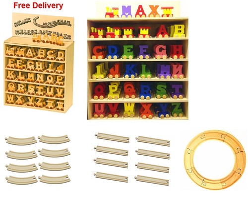 Wooden name train letters - name,