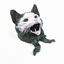 Cold-Painted Bronze Cat