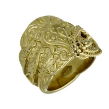 Gents 9ct Yellow Gold Saddle