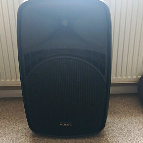 Pulse black wired - black, speaker