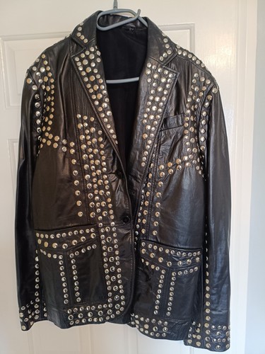 Studded leather jacket - studded, custom