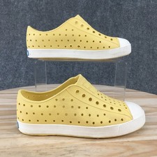 Native Shoes Junior 2 Jefferson Slip On Yellow Perforated Casual Comfort Low Top