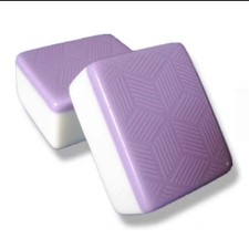 44mm Chinese Mahjong Game Set Tiles Mah Jong English Characters Games