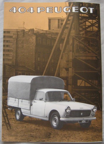 1978 peugeot 404 brochure - 404,