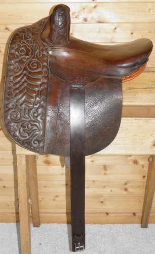 Georgian brown english - english, leather