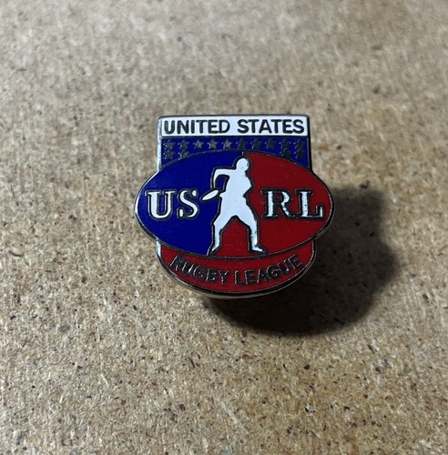 Usa enamel rugby league badge - usa,