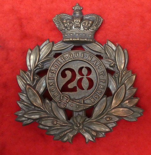 Last shako plate - plate, 28th