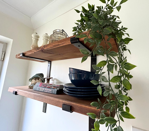 Wooden shelf handmade - wooden,