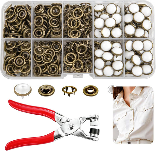 400pcs pearl snaps button - 400pcs,