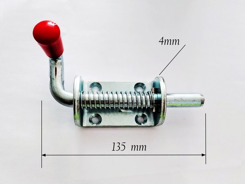 Spring loaded animal bolt - loaded,