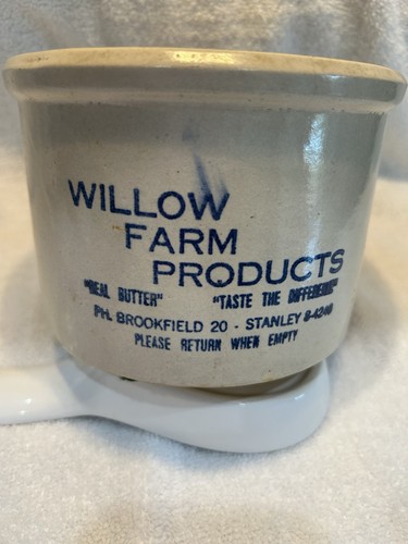 Antique willow farm products - farm,
