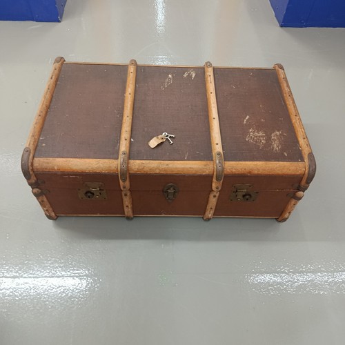 Vintage british travel trunk - travel,