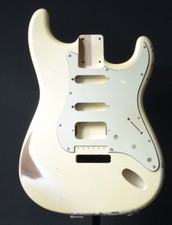 RGH | 60s Strat HSS Olympic White Alder / Alder Nitrocellulose Relic
