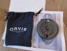 stunning unused orvis battenkill disc drag 10/11 fly fishing reel 3.75" + pouch