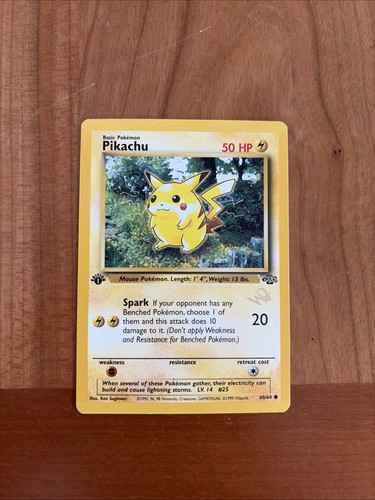 Pokemon pikachu gold - 60/64, w