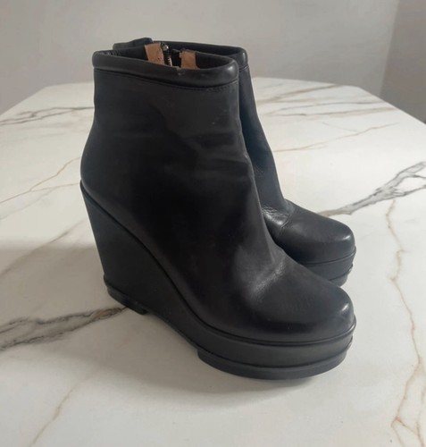 Robert clergerie black leather - robert,