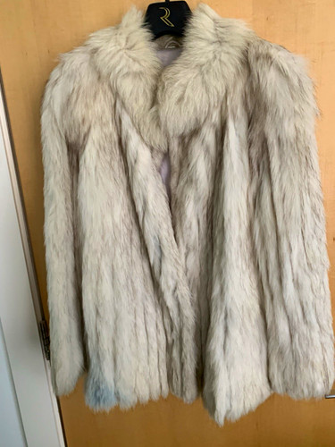 Genuine fox fur coat - fur,