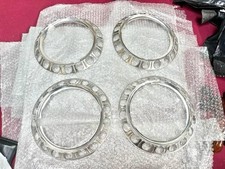 Classic Mini 10” MK1 MK2 MK3 Hub Cap Trim Surround x 4 - Austin Morris